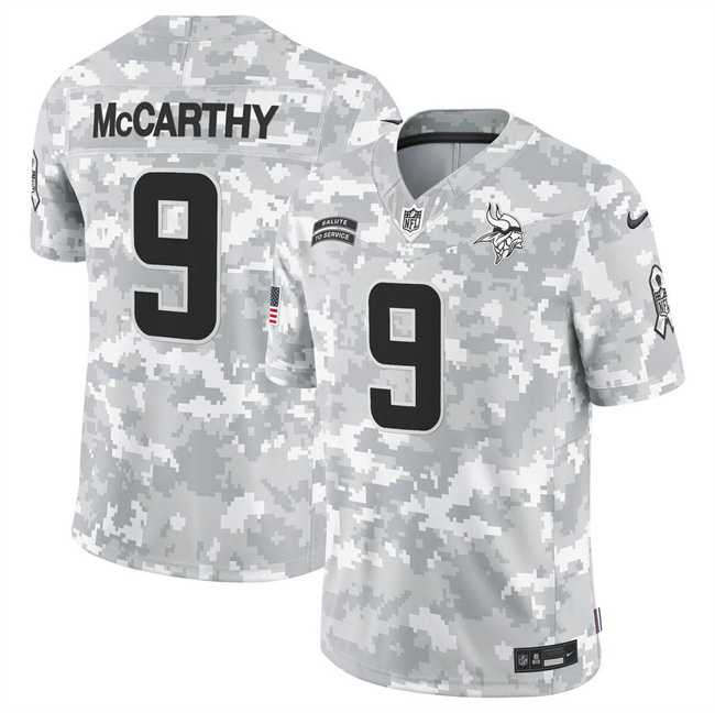Men's Minnesota Vikings #9 J.J. McCarthy 2024 F.U.S.E Arctic Camo Salute To Service Limited Stitched Jersey Dyin,We sell and wholesale Men's Minnesota Vikings #9 J.J. McCarthy 2024 F.U.S.E Arctic Camo Salute To Service Limited Stitched Jersey Dyin on line form chian!
